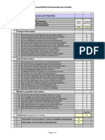 Bid-No Bid Assessment and Checklist Form