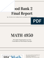 Food Bank 2 Final Report