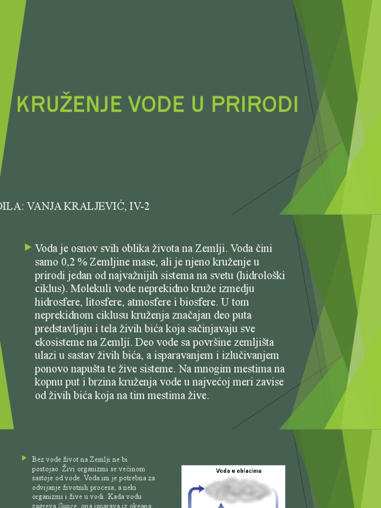 Kruženje Vode U Prirodi | PDF