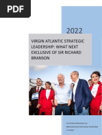 Virgin Atlantic Strategic Leadership: What Next Exclusive of Sir Richard Branson