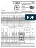 Quantity and Quality Certificate (EN 10204/3.1) : PAGE:1/7