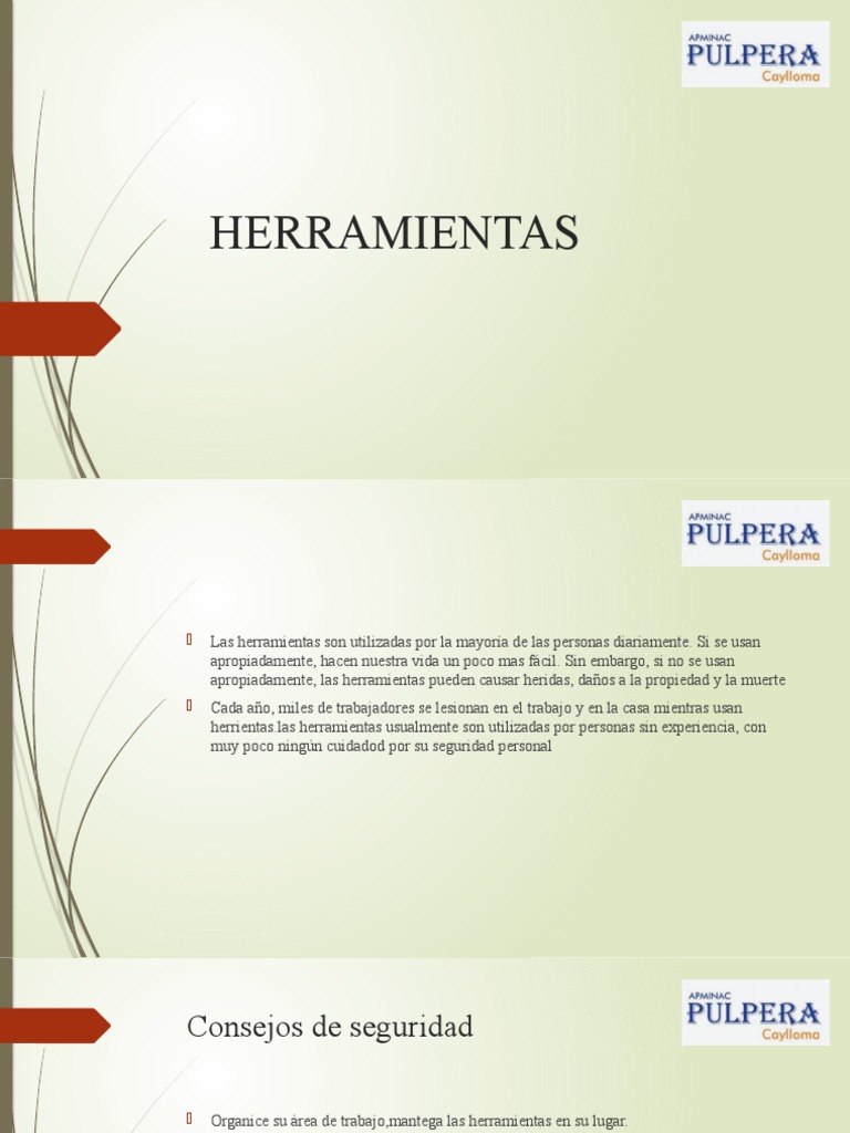 Seguridad en el Uso de Herramientas | PDF