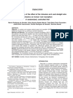 A Comparative Study of The Effect of The Intrusion Arch and Straight Wire Mechanics On Incisor Root Resorption: A Randomized, Controlled Trial