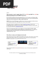 FT-2000 - FT-2000D Software Procedure 03-27-14