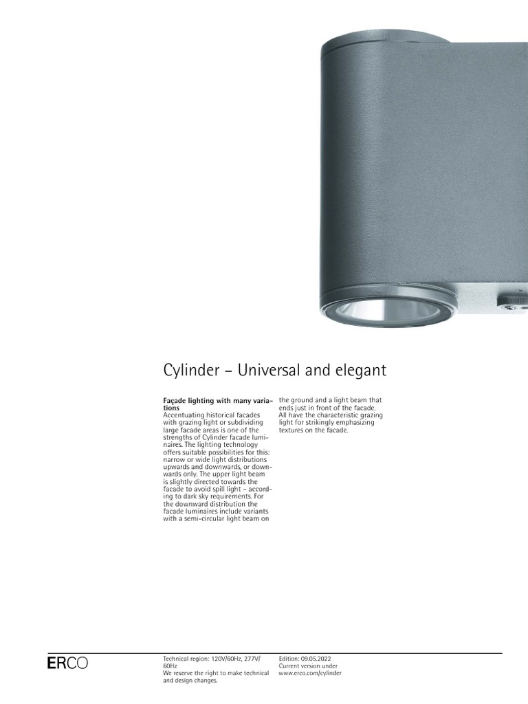 Cylinder-11888 1033 2-Web | PDF | Lighting | Light Emitting Diode