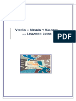 Vision Mision Valores - Lisandro Luiso