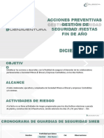 Brocal Acciones Preventivas - Fiestas de Fin de Año 2021