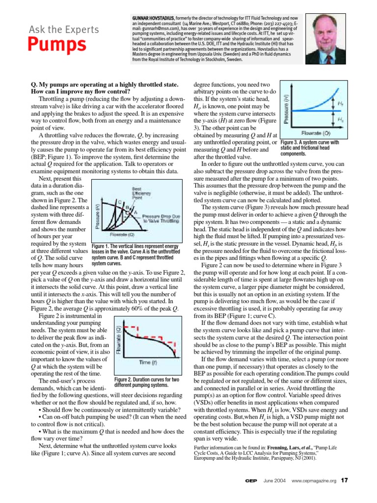 Improve Pump Flow Control Efficiency | PDF | Pump | Pressure