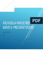 Arcades Ja Windscreen Survey& Precedent Study