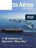 F-16 Chilenos en Ejercicio "Blue Sky"