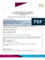 Activity Guide and Evaluation Rubric - Unit 2 - Task 3 - Activity Design