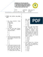 Soal Pas Matematika Kelas XII 2022