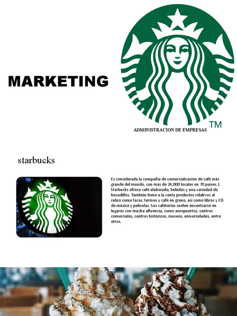 Propuesta de Valor de La Empresa Starbucks PDF Starbucks café