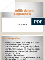 Konflik Dalam Organisasi