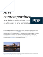 Arte Contemporáneo - Wikipedia, La Enciclopedia Libre