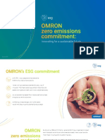 OMRON Zero Emissions Commitment