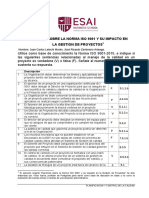 5. LA NORMA ISO Y LA GESTION DE PROYECTOS (1) (1)