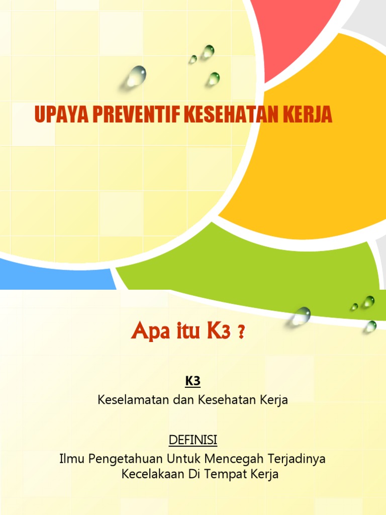 Upaya Preventif Kesehatan Pdf