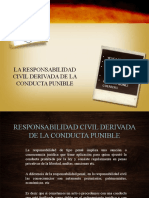 Responsabilidad civil derivada de la conducta punible