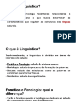 O que é a Linguística