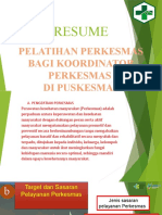 RESUME PELATIHAN PERKESMAS NAWIK