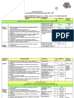 Planificarea Calendaristica Anuala CL A Viiia