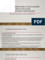 Criterios para Evaluación de Estructuras