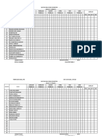 DAFTAR NILAI PJOK