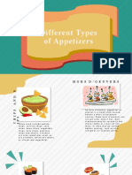 Different Types of Appetizers