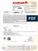 Test Result Test Name Unit: Ms. Jahanzaibbanoo Faruk Patel