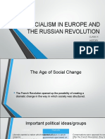 Socialism in Europe and The Russian Revolution: Class Ix History