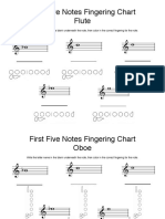 First Five Notes Fingering Charts Updated