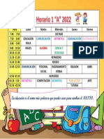 Horario Escolar 2022 2do Periodo