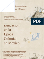 Educacion en La Epoca Colonial