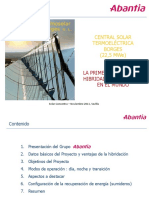 1 Planta Hibridada Solar - Biomasa DMorell - Abantia