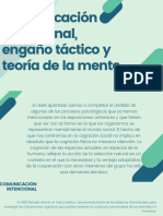 Comunicación Intencional, Engaño Táctico y Teoría de La Mente