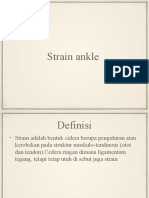 Strain ankle