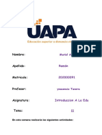 Tarea de Educacion A Distancia Semana II