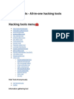 Hacking Tools - All-In-One Hacking Tools For Hackers