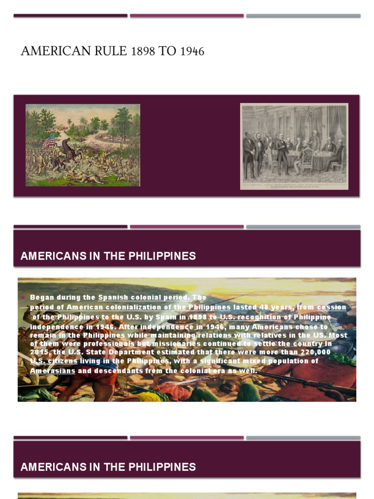 American Colonial Period in the Philippines | PDF | Philippines