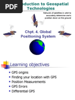 Introduction To Geospatial Technologies: Chpt. 4. Global Positioning System