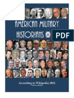 American Military Historians 2011 Part One: A-F