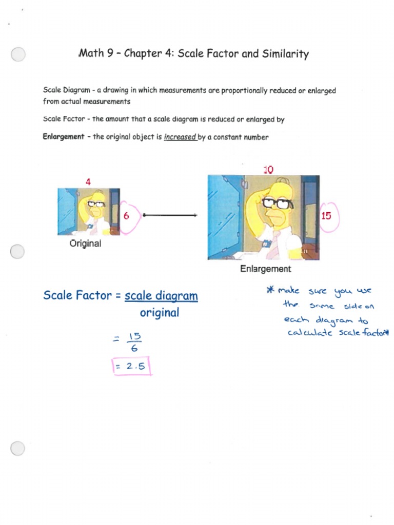 Notes Scale Factor PDF Ratio Measurement