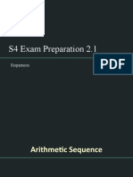 S4 - Week 7 Exam Prep 2.1 - Sequences