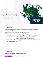 Organizing Data in Tabular Form | PDF