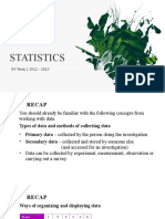 S4 Week 7 Exam Prep 2 Statistics