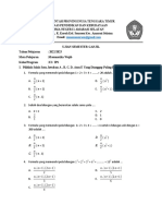 Soal Us Matematika Wajib Kls Xi Ips