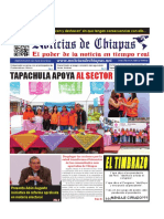 Periódico Noticias de Chiapas, Edición Virtual Jueves 08 de Diciembre de 2022