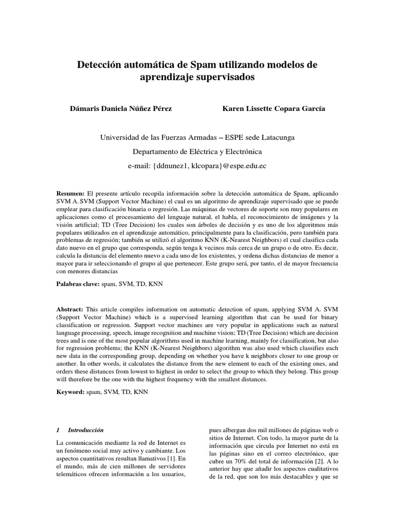 Análisis Comparativo de Técnicas de Machine Learning | PDF ...
