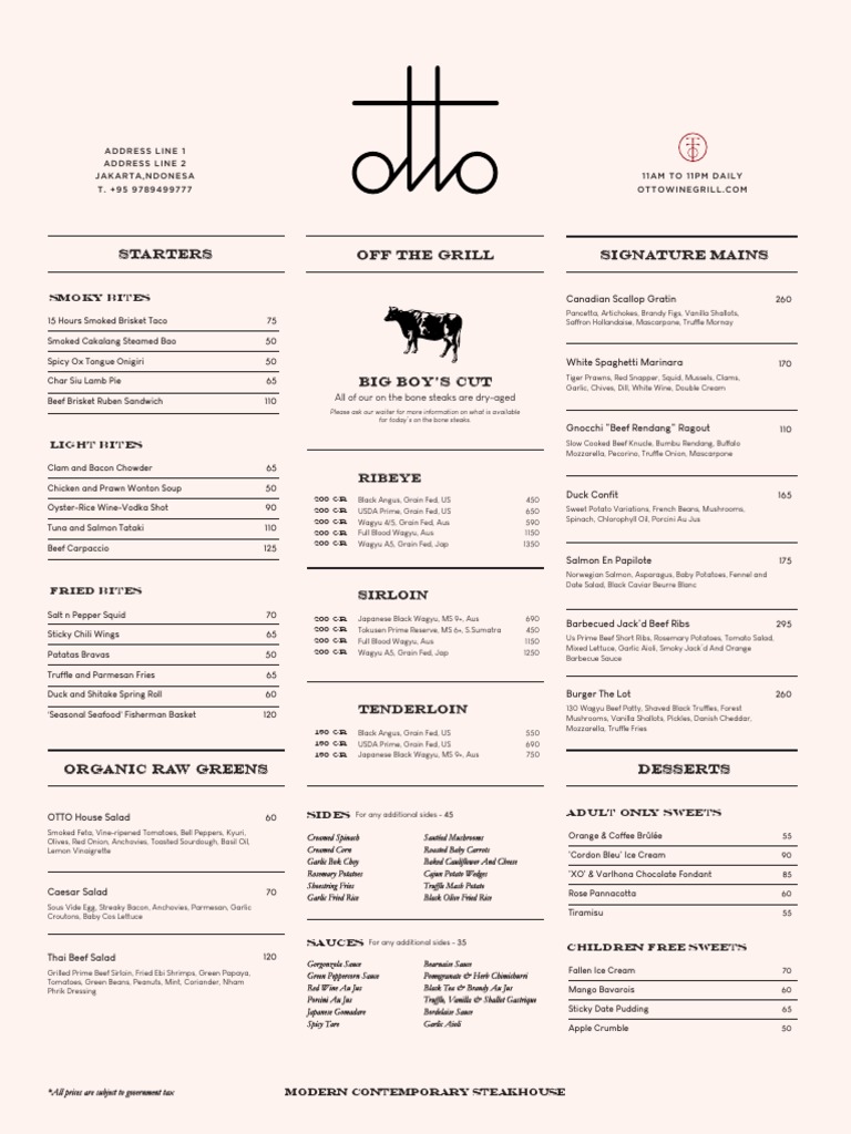 Otto Menu v2 PDF Salad Sauce